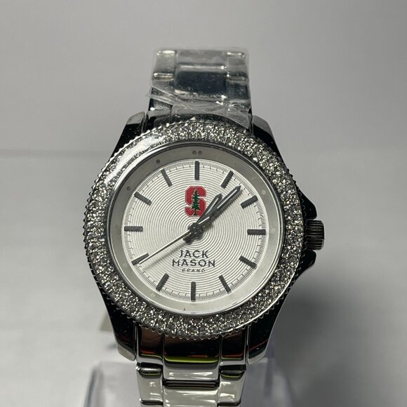 Stanford Cardinal NCAA Jack Mason Women\'s Rhinestone Stainless-Steel Watch NEW main image 5